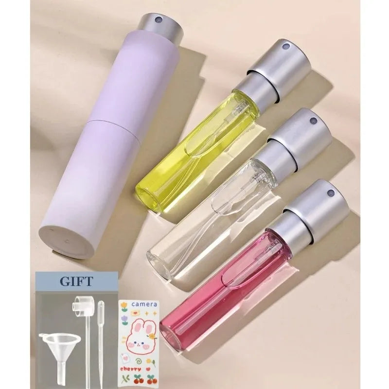 8ml Travel Perfume Bottle Refillable Portable Mini Atomizer Spray Refill Bottle Women Pocket Dispenser Cologne Sprayer Glass